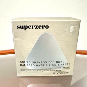 Superzero Solid Shampoo for Dry Damaged Hair & Light Frizz